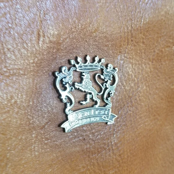 🍁New to the closet🍁 NWOT Pratesi Firenze Genuine Leather clutch - Picture 4 of 9